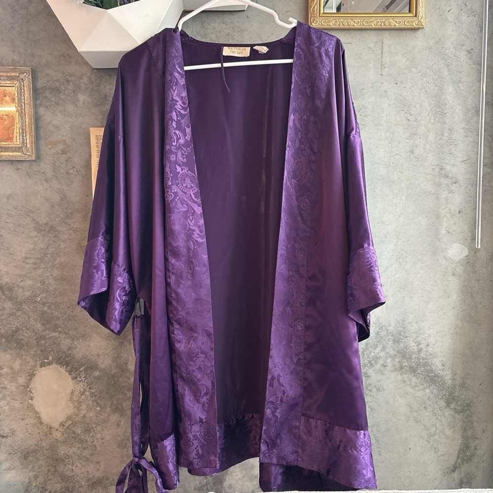 Victoria's Secret Deep Purple Robe